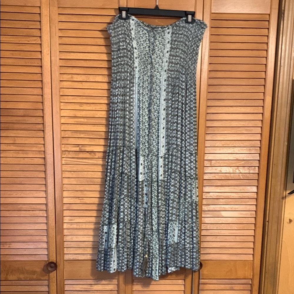 Earthbound block print dress